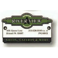 Custom 3D Exterior Nameplate w/Holes (17 to 24.9 Square Inches)